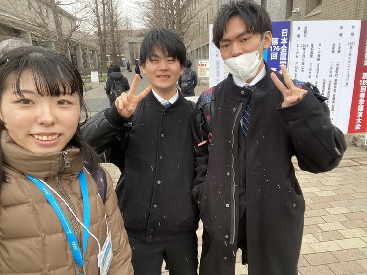 日本金属学会 春季講演大会にて3名が研究発表を行いました